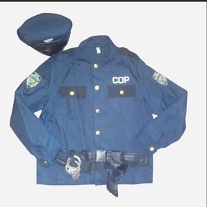 Blue police costume